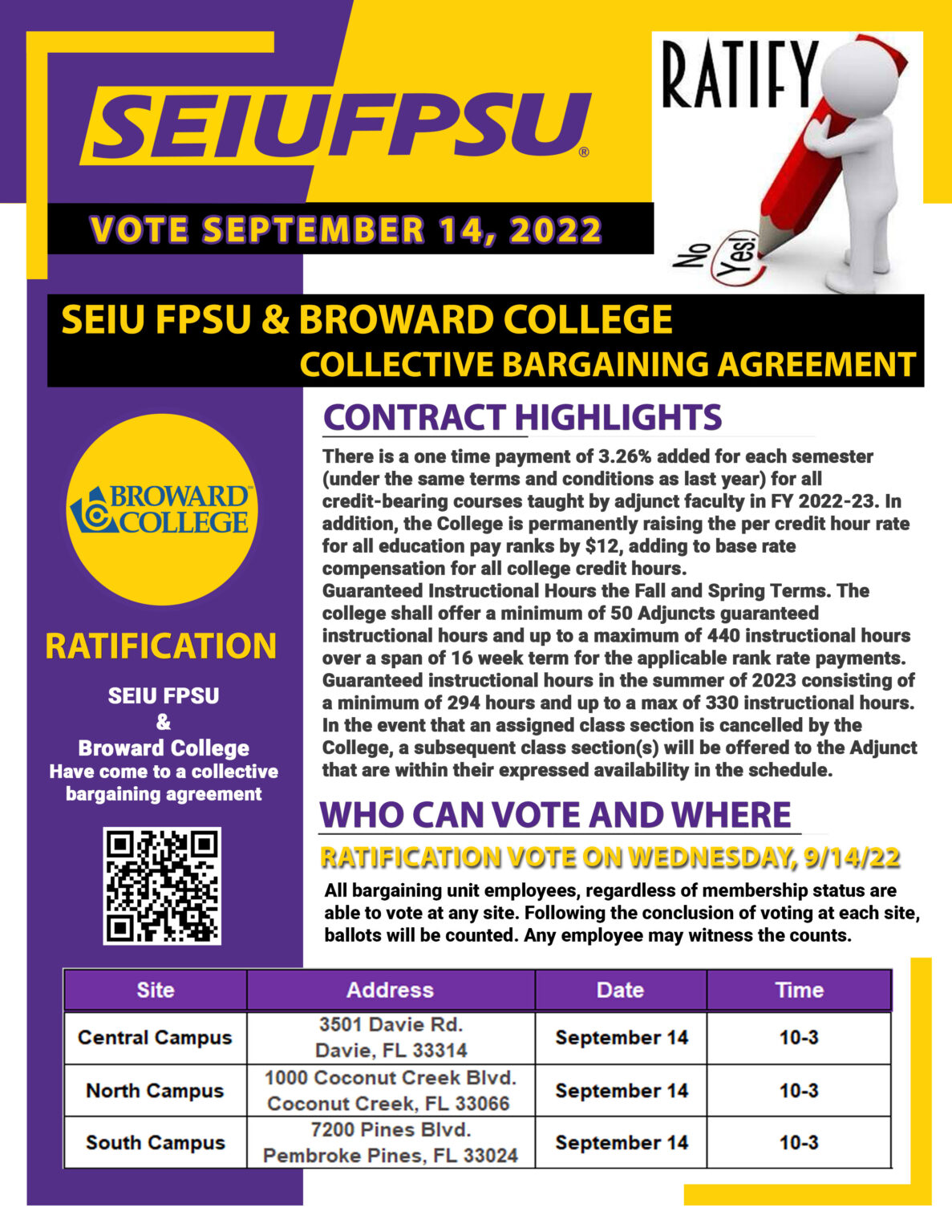 Broward College SEIU Florida Public Services Union